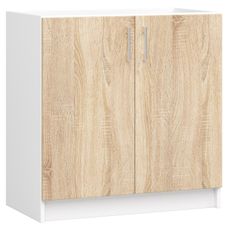 Ak furniture Kuchynská skrinka pod drez S 80 cm ZL Artus biela/sonoma