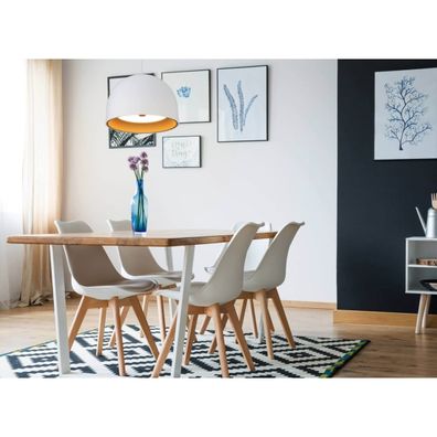 Klausen 113005 - Luster na lanku GRAVITY 3xE27/7W/230V biela