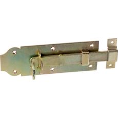 Dverová zástrčka nažlto pozinkovaná 180 mm x 65 mm