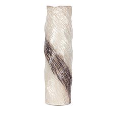 KERAMICKÁ VÁZA ROSINA (04) (fi) 15X49 CM KRÉMOVÁ