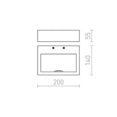 RED - Design Rendl - R12595 - LED Nástenné svietidlo NEMAN LED/10W/230V