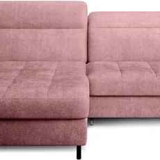 Eltap Rohová rozkládací sedací souprava GOMSI 228 cm Touch 24 růžová levá