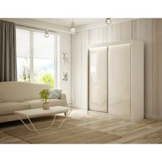 Kvalitná Šatníková Skriňa Peak 150 cm Biela Biely mat