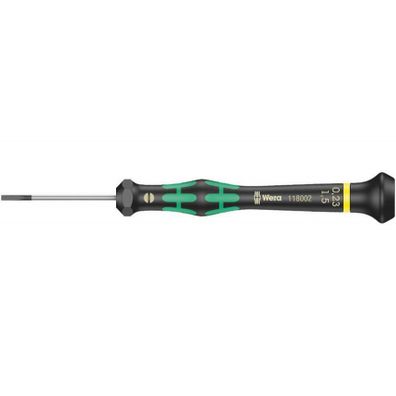 Wera 118002 Plochý skrutkovač 0,23x1,5x40 mm na použitie v elektronike Kraftform Micro typ 2035