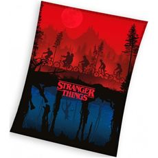 Veľká coral fleece deka Stranger Things - gramáž 240 g/m² - 150 x 200 cm