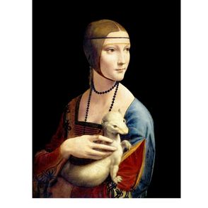 Obraz - reprodukcia 30x40 cm Lady with Ermine, Leonardo Da Vinci – Fedkolor