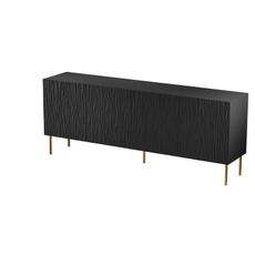HALMAR Komoda Jungle 190 cm  černá/zlatá