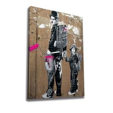 Wallity Obraz na plátne Chaplin WY57 50x70 cm