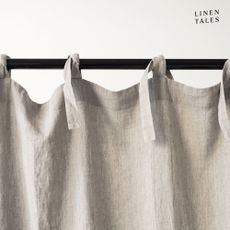 Béžový záves 140x200 cm Night Time - Linen Tales