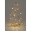 Vianočný LED stromček Goldwire zlatá, 21 x 30 cm