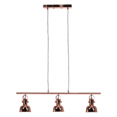 Visiaca lampa v retro štýle, kov, rose gold, AVIER TYP 4