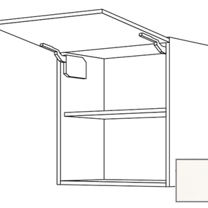 Kuchynská skrinka horní Naturel Erika24 výklopná 60x72x35 cm bílá lesk 450.WM601