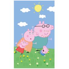 DETSKÝ BAVLNENÝ UTERÁK PIG PEPPA 30X50 CM VZOROVANÝ