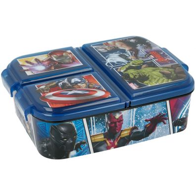 Detský multibox na desiatu Avengers - MARVEL s 3 priehradkami