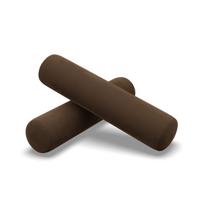 Set vankúšov Valec - Mikro Hnedá