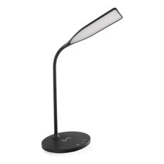 EMOS Stolní LED lampa Oscar s bezdrátovým nabíjením černá