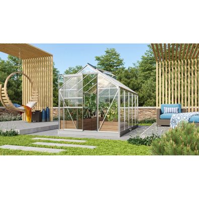 Skleník VITAVIA VENUS 6200 číre sklo 3 mm strieborný