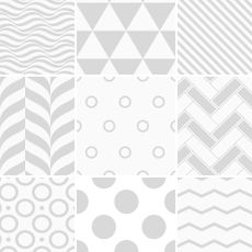 Sada 9 nástenných samolepiek Ambiance Cement Tiles Scandinavian Finnish, 10 × 10 cm