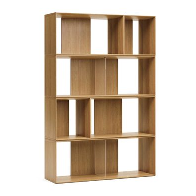 Modulárny policový systém v dekore duba v prírodnej farbe 6 ks 101x152 cm Litto – Kave Home