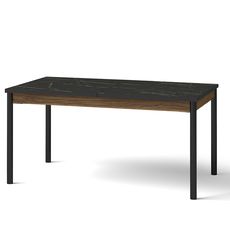 Rozkladací stôl Prestigo P14 160-240x90 - orech warmia / čierna