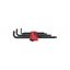 Wera 073596 Nástrčné kľúče inbus 950/9 Hex-Plus 6 SB. Sada 9 kusov BlackLaser