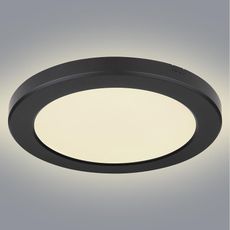 Stropná Lampa 12379-18B LED 18W D22 Čierna PL1