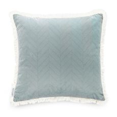 AmeliaHome Polštář CLEAR 45x45 cm zelený/bílý