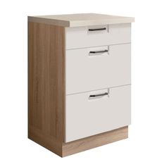 Skrinka do kuchyne Favorit 9d Sonoma/White