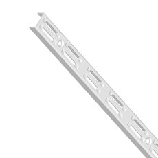 Stojina s dvojradovým dierovaním pre ELEMENT SYSTEM, 1500 mm, biela