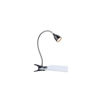 Markslöjd 106092 - LED Stolná lampa s klipom TULIP LED/3W/230V čierna