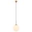 ITALUX PND-5578-1M-BRO - Luster na lanku DEORE 1xE27/40W/230V bronz