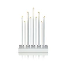 Markslöjd 702588 - LED Vianočný svietnik VIIK 9xLED/0,54W/230/3V biela