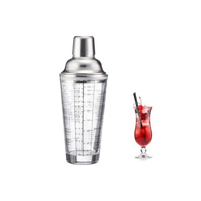 Westmark 3-dielny koktailový šejker SAM, sklo/nehrdz. oceľ, 400 ml