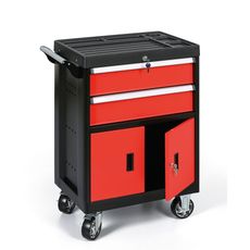 Mobilná skrinka na náradie, 2 zásuvky, 965x664x464 mm