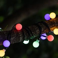 Aigostar - LED solárny dekoratívny reťazec 50xLED/8 funkcií 12m IP65 multicolor