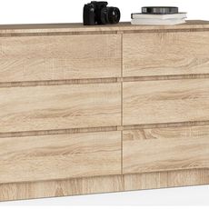 Ak furniture Komoda Rollo K 138,4 cm dub sonoma