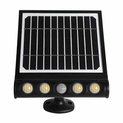 LED solárna nástenná lampa so senzorom pohybu LED/8W/3,7V 4000mAh 4000K IP65