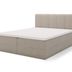 Čalúnená boxspring posteľ Silco - béžová Rozmer: 140x200