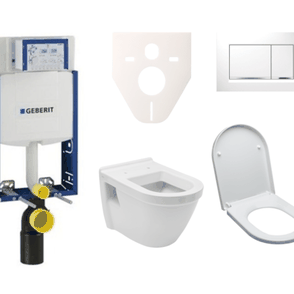 Cenovo zvýhodnený závesný WC set Geberit na zamurovanie + WC VitrA Integra vr. sedátka SIKOGE2V5