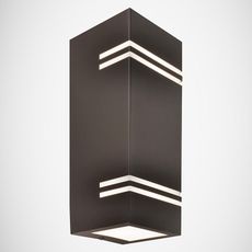 Záhradná nástenná lampa  Ogr Keler 3018 Gu10 Inox K2