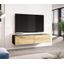 CAMA MEBLE Vigo 140 tv stolík čierna / dub wotan