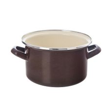 Orion Smaltovaný hrniec s lemom Brown, 2 l, 2 l