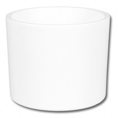 Obal na kvetináč ZEUS PALETE keramický biely matný 19 cm