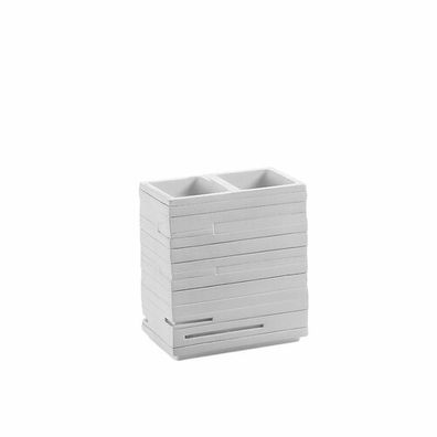 GEDY QU9802 Quadrotto držiak kefiek na postavenie, biela