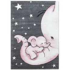Ayyildiz , Kusový koberec Kids 560 pink, 160x230, ružová, detská izba