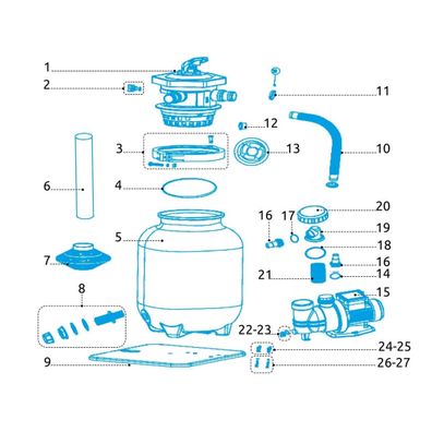 Marimex | Čerpadlo filtrácie ProStar Profi 8 | 10604214