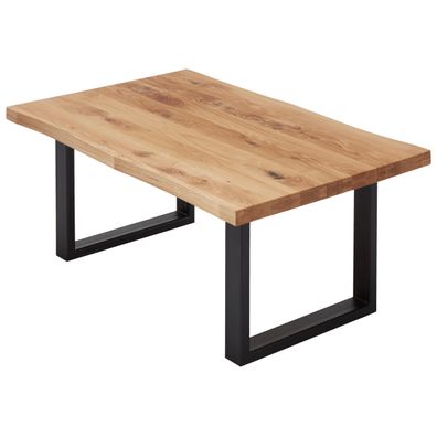 Linea Natura KONFERENČNÝ STOLÍK, čierna, farba duba, drevo, kov, 110/70/45 cm