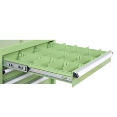 Dielenský stôl GL So závesným boxom na náradie, MDF + PVC doska, 1 zásuvka, 1800 x 750 x 800 mm