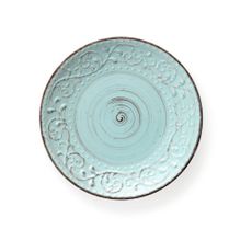 Tyrkysový tanier z kameniny Brandani Serendipity, ⌀ 27,5 cm