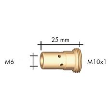Mezikus BINZEL M6/M10x1 25mm pro vodou chlazené hořáky
